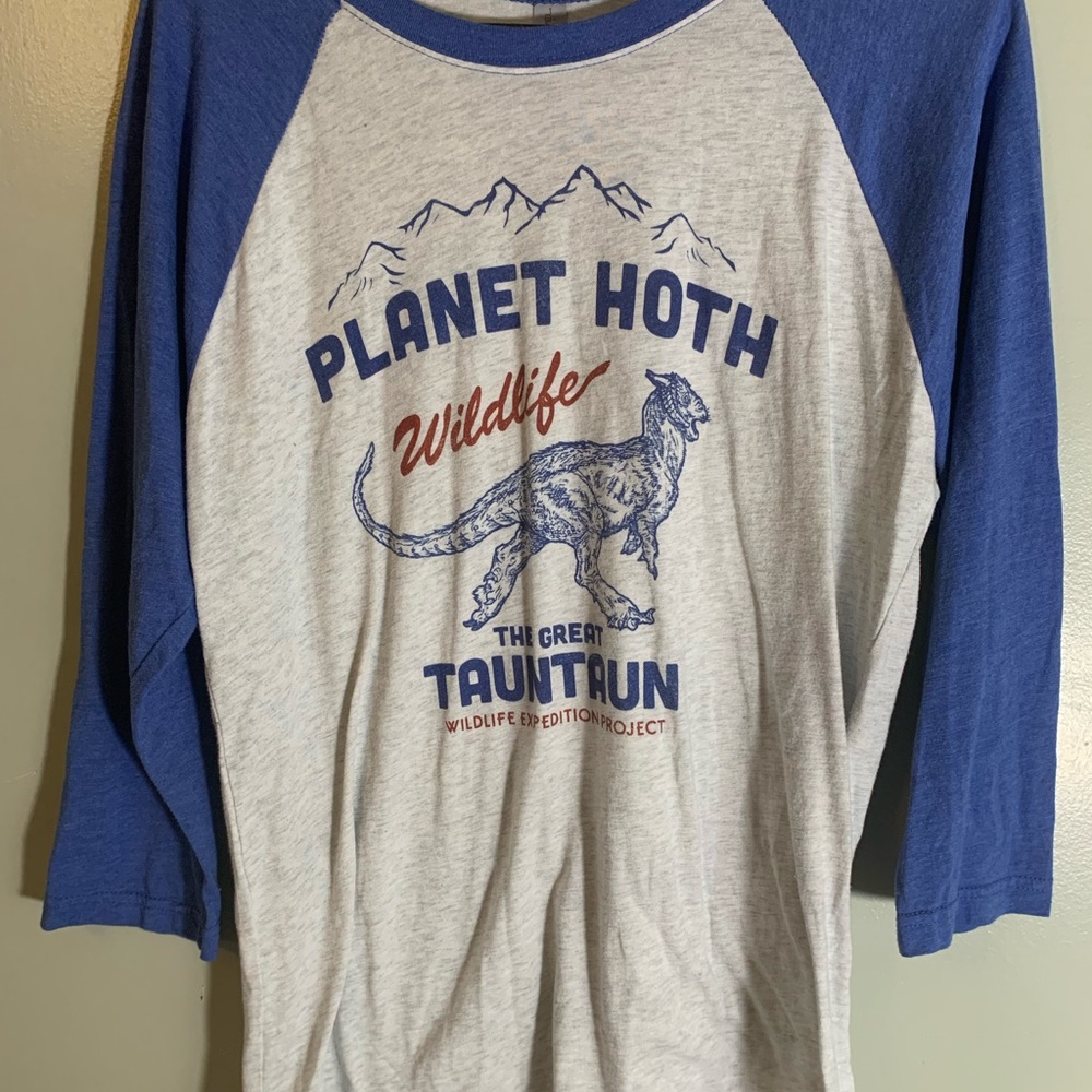 Star Wars Planet Hoth Baseball Tee